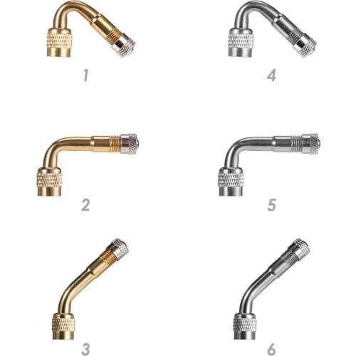 Pneumatic Tire Brass Valve Messing Air Ventiel Extension Tyre Valve Motorcycle Valve Adapter Tyre Tube Uitbreiding Adapter