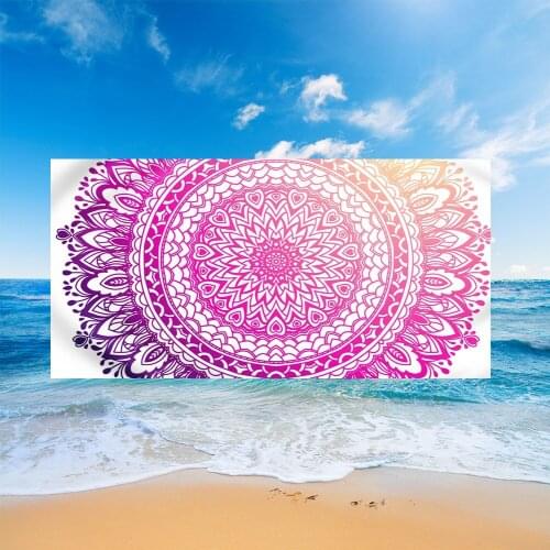 Unreal Art Supernatural Magician Beach Towel Indian Mandala Upholstery 70 * 150cm / 80 * 160cm / 180 * 150cm Towel Beach Towel