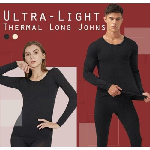 New Arrival Men Seamless Elastic Thermals Inner Wear Solid Color Warm Slim Underwear for Winter