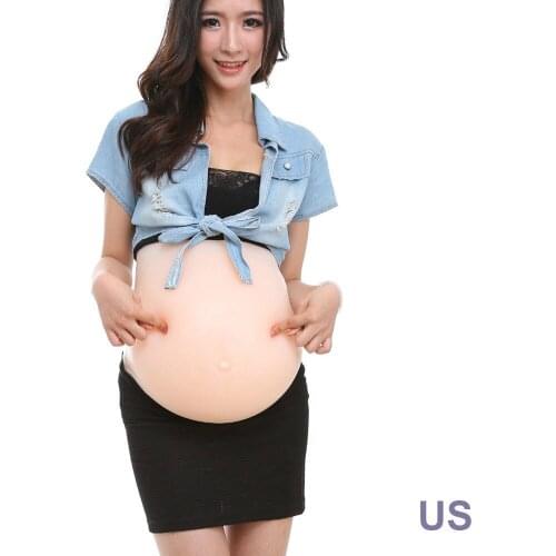 NEW Silicone Fake Pregnant Belly All Moths Simulation Fake Maternity Belly Baby Belly 2-4 Months 4-6 Moths 6-8 Moths Twins