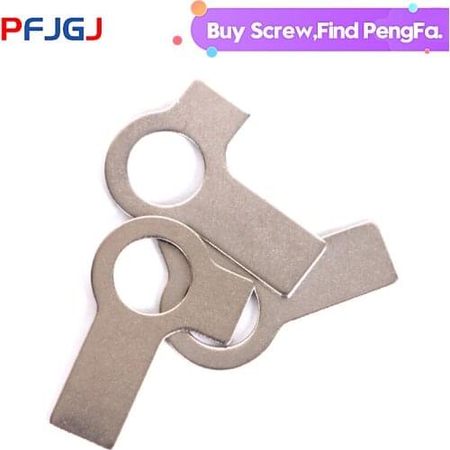 Peng Fa 304 stainless steel double ear gasket GB855 double ear stop gasket gasket with complete M6-M36