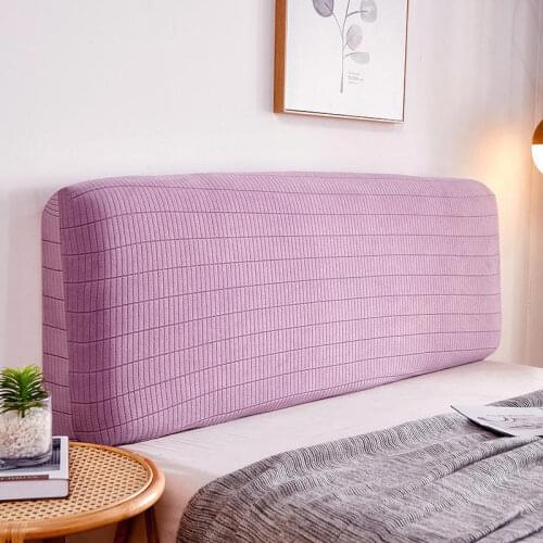 European elastic soft bedhead cover bedroom headboard dustproof protection cover home decor1.5M 1.8M full-cover bedspreads queen