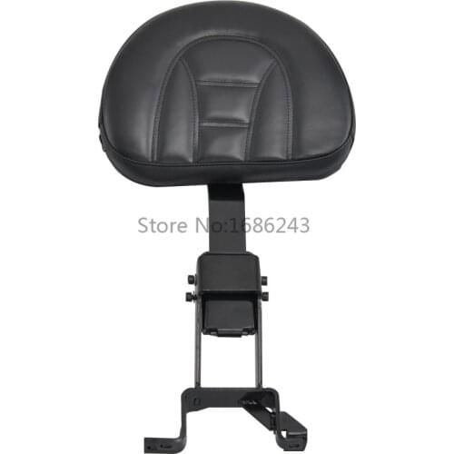 Mototcycle Adjustable Plug-in Driver Backrest + Mounting Kit for Indian Chief Vintage Chieftain Roadmaster Springfield 2014-2018