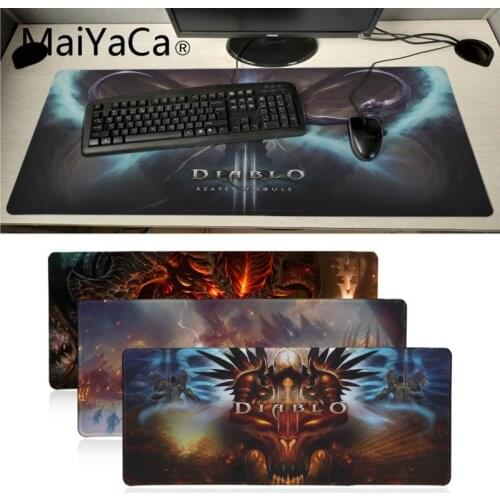 Maiyaca diablo game Rubber Mouse Durable Desktop Mousepad Gaming Mousepad For PC Laptop Notebook large mouse pad gamer desk pad