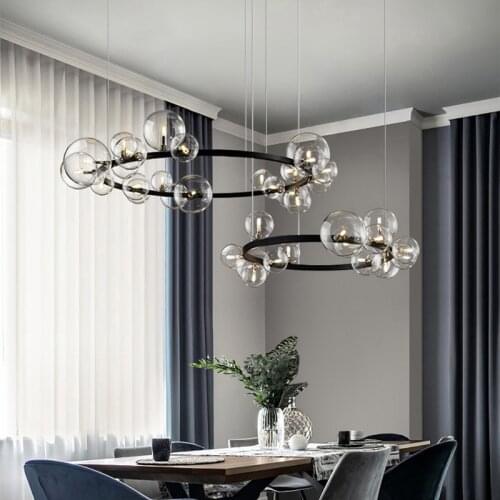 Modern nordic led light e27 pendant light chandelier lighting light lumiere kitchen dining bar living room pendant light
