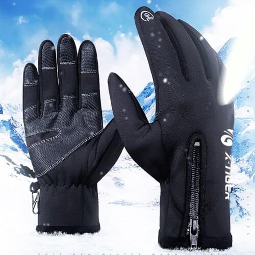 Waterproof winter riding gloves windproof outdoor sports ski gloves bicycle scooters motorcycle climbing outdoor warm gloves