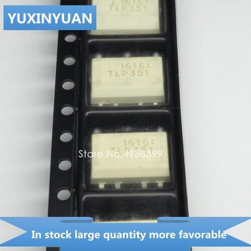 YUXINYUAN 10PCS/LOT TLP351 TLP 351 SOP8 in stock