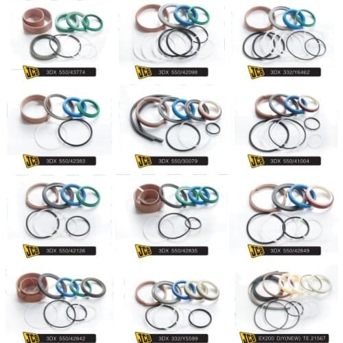2 Packs 991-00122 991/00122 Hydraulic Cylinder Seal Kit for JCB
