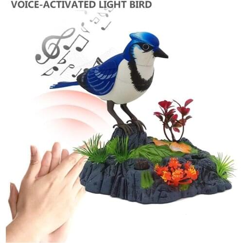 Electronic Talking Repeating Parrot Singing Chirping Bird With Motion Sensor Activation Pronunciation Kid Electric Animal Toy#20