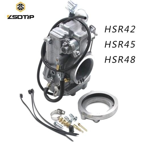 ZSDTRP Maikuni Carburetor 42-18 HSR42 45 48 TM42 45 48 Carb Carburetor For Harley EVO & Twincam Carb FXDWG FXDX FXDC