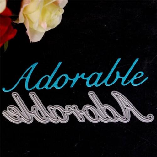 French word Metal Cutting Dies for Diy Scrapbooking Die Cut New 2018 Cuts for Paper Card Making Craft Embossing I love you