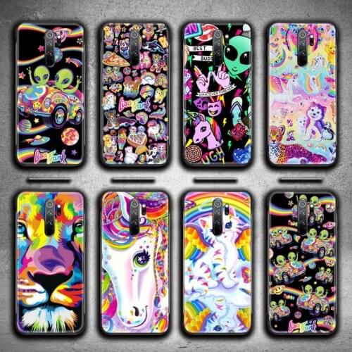 Cute Saucerman Liea Frank Stickers Rainbow Phone Case for Redmi 9A 9 8A 7 6 6A Note 10 9 8 8T Pro Max K20 K30 Pro
