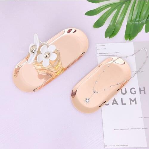 Stainless steel golden cake tray snack tray home decorations festival gifts wedding dessert table decoration