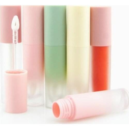 Wholesale 3ml Lipgloss Bottles Gradient Lip Gloss Tubes Lipblam Containers Lipstick Tubes Lip Bottles Frosted Lip Glaze Tube