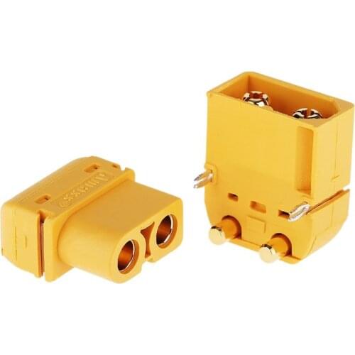 20PCs Amass XT60PW Plug 90 Degree XT60 Connector Male/Female Battery/Controller/Charger Connect Adapter xt60pw for Wheelbarrow