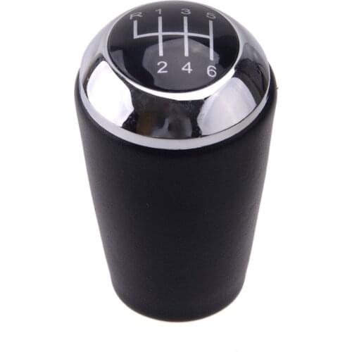 6 Speed Manual Gear Shift Stick Knob Shifter Grip Head Car Accessories Fit For Mazda 3 5 6