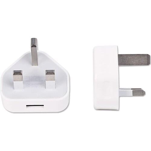 White UK Plug USB Charger AC Wall Charger Usb Power Adapter Charger for IPhone IPad Samsung Wholesales 200pcs/lot