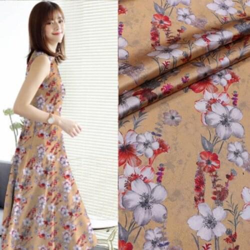 Mulberry Silk Stretch Satin Fabric Soft Dress Pajamas Skirts Sewing Material Per Meter Alibaba Express Home Textile Cloth