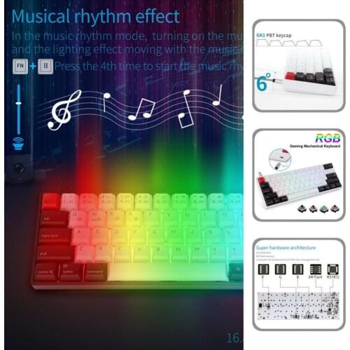 Wide Compatibility Ergonomic Design E-sports Type-C Mechanical Keyboard Game Equipment