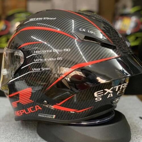 Full Face Helmet Winter Season Double RR Trajectories Gpr Spoiler Motorcycle Helmet Fashion Personality Design Casque