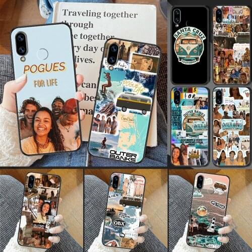 Pogue Life Outer Banks Phone case For Huawei Honor 6 7 8 9 10 10i 20 A C X Lite Pro Play black fashion bumper trend funda
