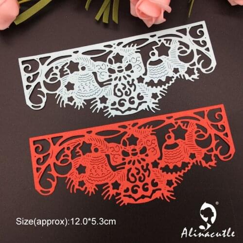 Die Cut Metal Cutting Die Christmas Border Edge Scrapbooking Paper craft album Handmade Card Stencil Cutter Punch art cutter
