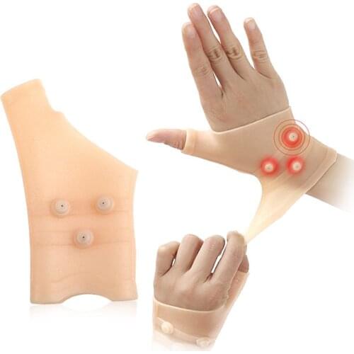 Wrist Protector, Finger and Wrist Sprained Fixed Girl Magnet, Magnetic Ore, Magnetic Gloves, Waterproof