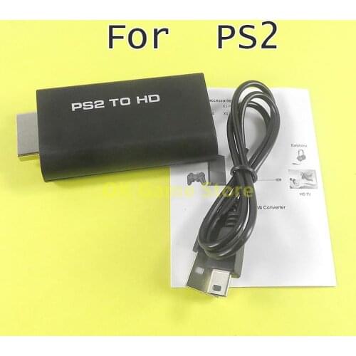 1set to HDMI-compatible FOR PS2 480i / 480p /576i Audio and video converter adapter with 3.5mm Audio output supports for PS2
