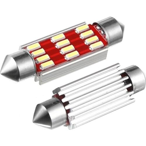 1PC C5W LED Canbus Festoon 31mm 36mm 39mm 41mm car Bulb Interior Reading Light License Plate Lamp White 5000K free error