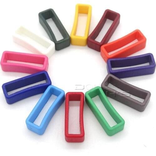 500pcs/lot 1"(25mm) Colorful Belt Loop Keeper for Dog Collar Harness Backpack Straps