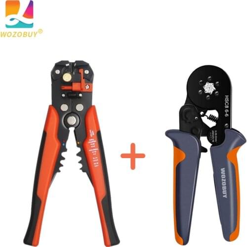 Automatic Wire Stripper Crimping Tool Kit， With Cutters & Crimping Function Universal Cable Stripper Electrician Repair Pliers