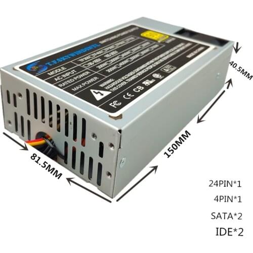 250W ITX Power SERVER POWER SUPPLY 250W 1U Flex ATX PSU 1U server power 24pin 12V PC Computer Power Supply Computer PC CPU