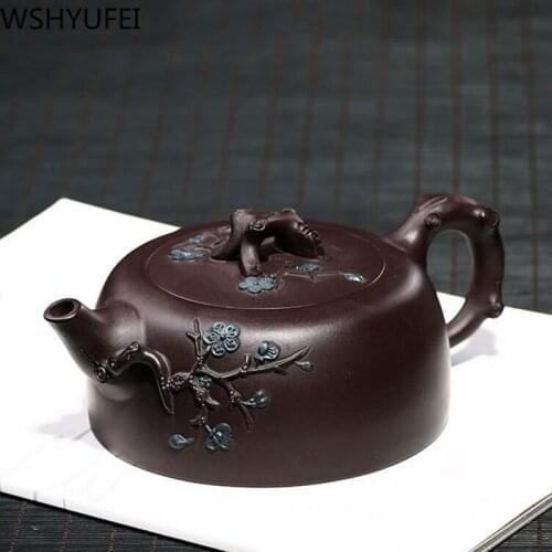 Large capacity 410ml Yixing Upscale teapots purple clay filter tea pot Tie Guanyin beauties kettle Boutique tea set customized