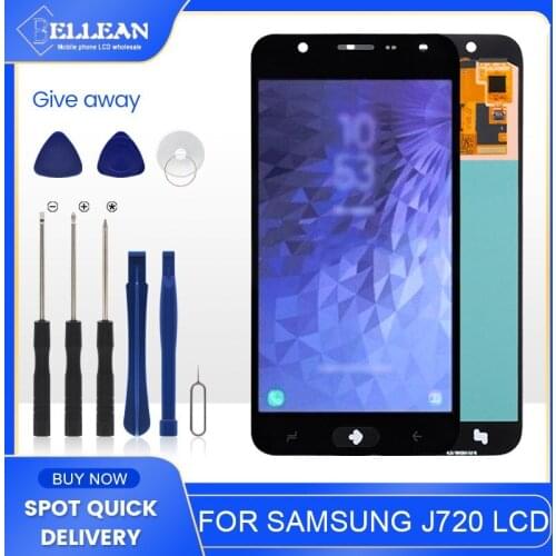 Catteny For Samsung Galaxy J7 Duo 2018 Lcd With J720F J720M Touch Screen Digitizer J720 Display Assembly Free Shipping