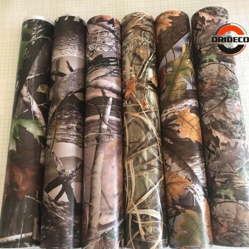 10/20/30/40/50cm*152cm Realtree Camo Vinyl Wrap Sticker Real tree leaf Camouflage Film For Vehicle Truck Motorcycle Cover