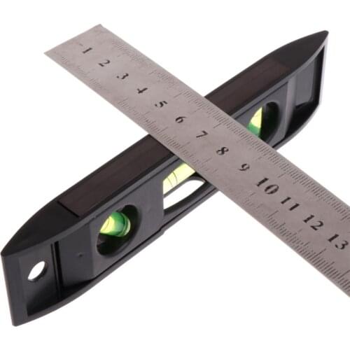 15cm Spirit Level 3Bubble Level Torpedo Magnetic Gradienter Level Measuring Tool