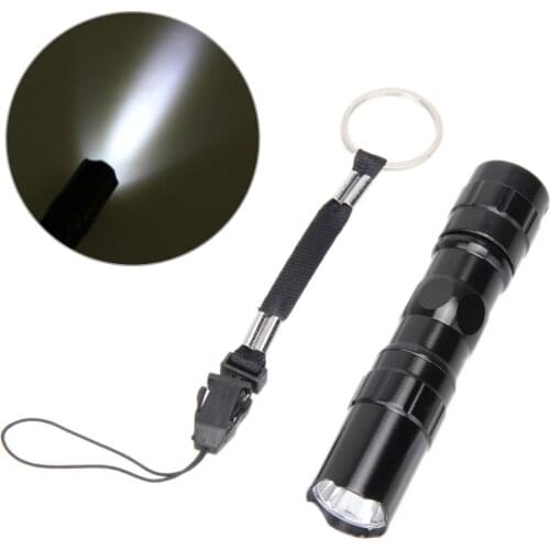 Mini LED Flashlight Key Chain Portable Torch Outdoors Waterproof Built-in Battery USB Rechargeable Hiking Camping Flashlights