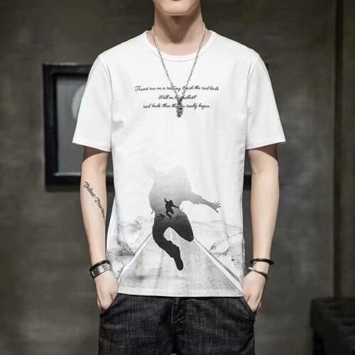 Summer Mens T Shirts Harajuku Fashion Printing Short Sleeve Tops Tee Men Casual Men Clothing Streetwear Trend Hip Hop T Shirts