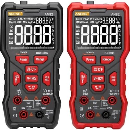 2021 New AN82 Digital Multimeter Professional Tester DIY Transistor Capacitor NCV Testers