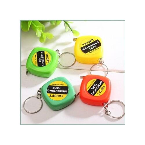 Wholesale of Convenient Mini-key Button, 1-meter Small tape, Portable Draw-ruler Gift