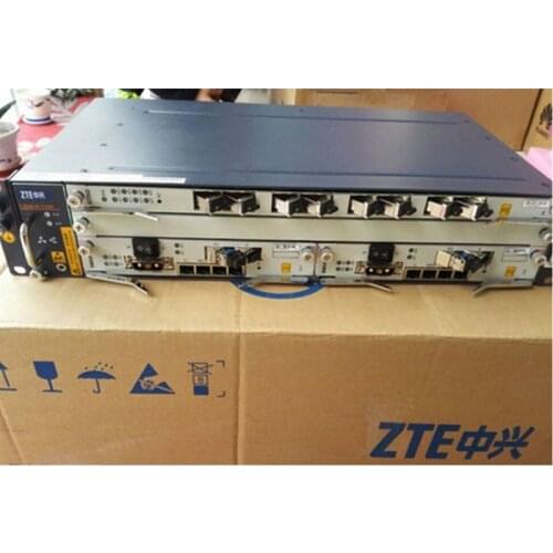 Original ZTE OLT ZXA10 C320 2U Optical Line Terminal Equipment,GPON with 1PCS GTGO C+ card SXMA A11card,DC power supply
