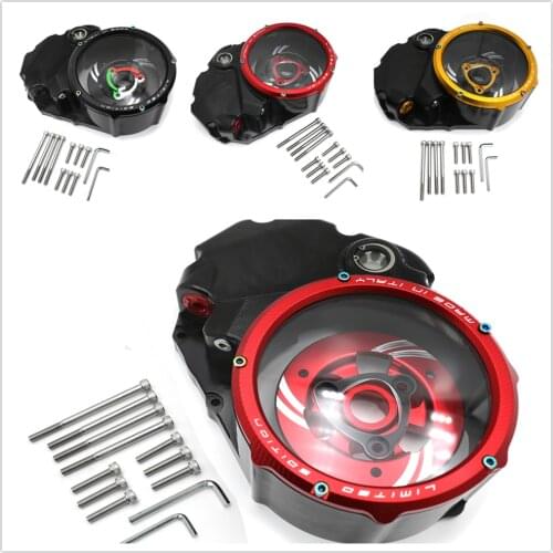 Guard Protector Red Black Clutch Cover for Ducati Diavel 1200X/S 1260 Ducabike All Year 2020 Aftermarket Motorcyel Parts