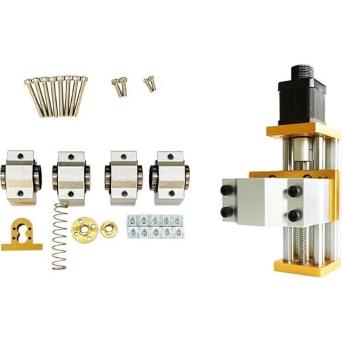 1 Set CNC 3018 Pro X-Axis Upgrade Kit & 1 Set Nema17/23 42BYG/57 Stepper Apply 45mm Spindle T8 Copper Anti-Backlash Nut