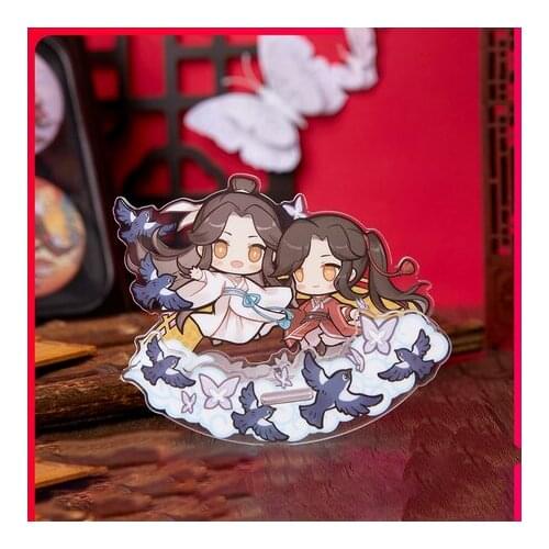 2021 Hot Game Tian Guan Ci Fu Hua Cheng Xie Lian Stand Figure Cosplay Gifts Cute Cartoon Acrylic Model Plate Desk Decor Xmas