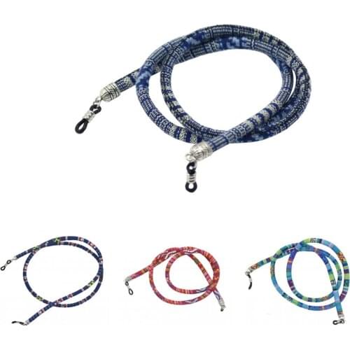 4pcs Bohemian 6mm Round Strap Neck Cord Sunglasses Lanyard Holder Strap 28"