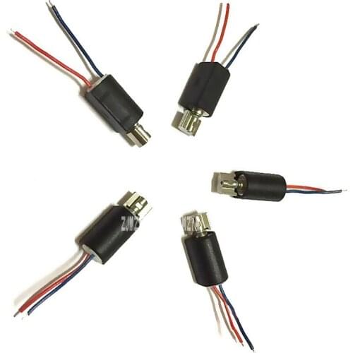 500 PCS/Set New Arrival Mini 3.0V DC dc Motor 0408 90mA Micro Motor Vibration Suitable for toys DIY, mobile phones 2.5-4.0V DC