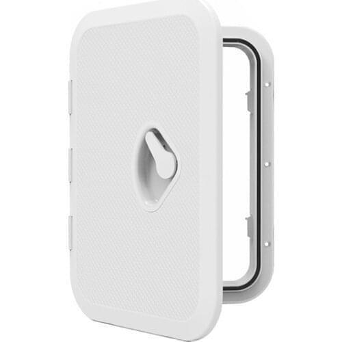 270*375mm ABS Plastic White Deck Marine Access Hatch Anti Aging Ultraviolet Boat Hatches Inspection Yacht RV Cover14.75″x10.6