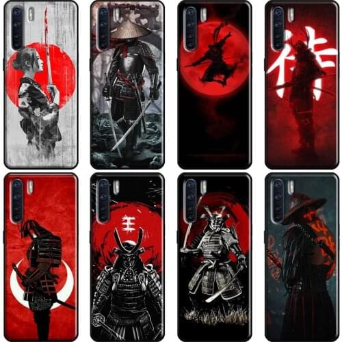 Japanese Samurai Cover For OPPO A5 A9 A31 A53 2020 A1K A5S A15 A52 A72 A83 A91 F5 F7 Reno 2 Z 4 Pro Case