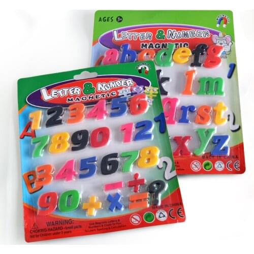 Magnetic Fridge Stickers Letters and Number Kids Stickers for Home School Teaching/Early Childhood Education
