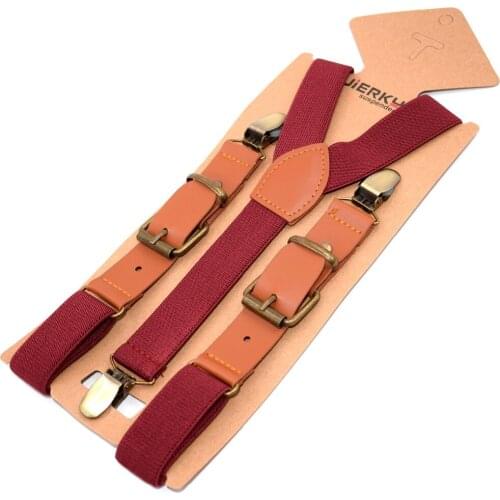 1'' width 29.5'' length Baby Suspenders Pants Braces Kids Suspenders Y-back Shape Trousers Suspensorio Elastic Strap 7colors